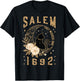 Salem 1692 They Missed One Witch Trial Black Cat Moon Witchy T-Shirt - T-Shirt | Black