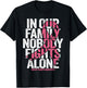 Breast Cancer Family Support Pink Breast Cancer Awareness T-Shirt - T-Shirt | Black