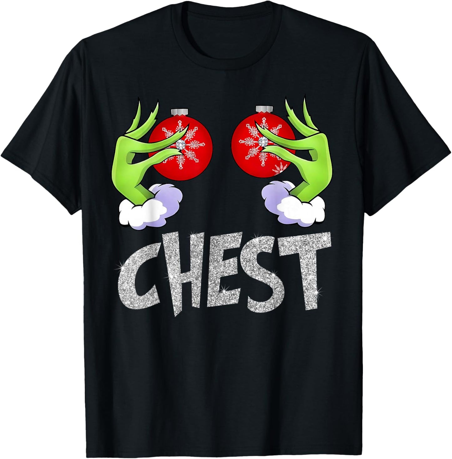Chest Nuts Matching Chestnuts Xmas Christmas Couples Women T-Shirt - T-Shirt | Black