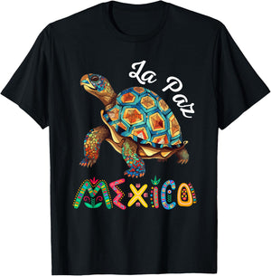 Turtle Mexico La Paz Souvenir / La Paz T-Shirt - T-Shirt | Black