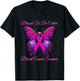 Pink Butterfly Blessed To Be Called Breast Cancer Survivor T-Shirt - T-Shirt | Black