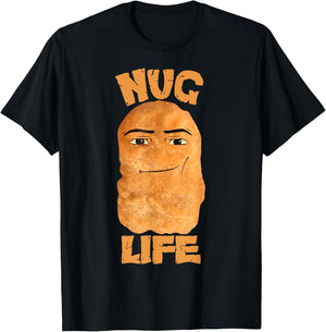 Nug Life Chicken Nugget Lover Chicken Nuggets Meme Toddler T-Shirt - T-Shirt | Black