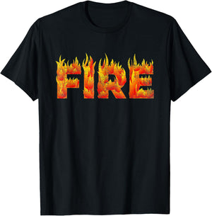Funny Women Fire and Ice Costume Halloween Family Matching T-Shirt - T-Shirt | Black