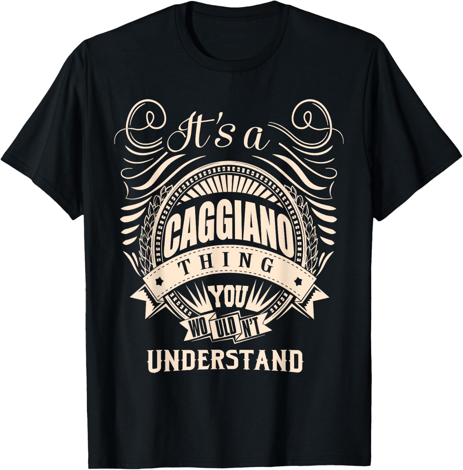 It is a CAGGIANO Thing T-Shirt - T-Shirt | Black