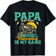 Model Railroading is My Game - Papa Father Train Enthusiast T-Shirt - T-Shirt | Black