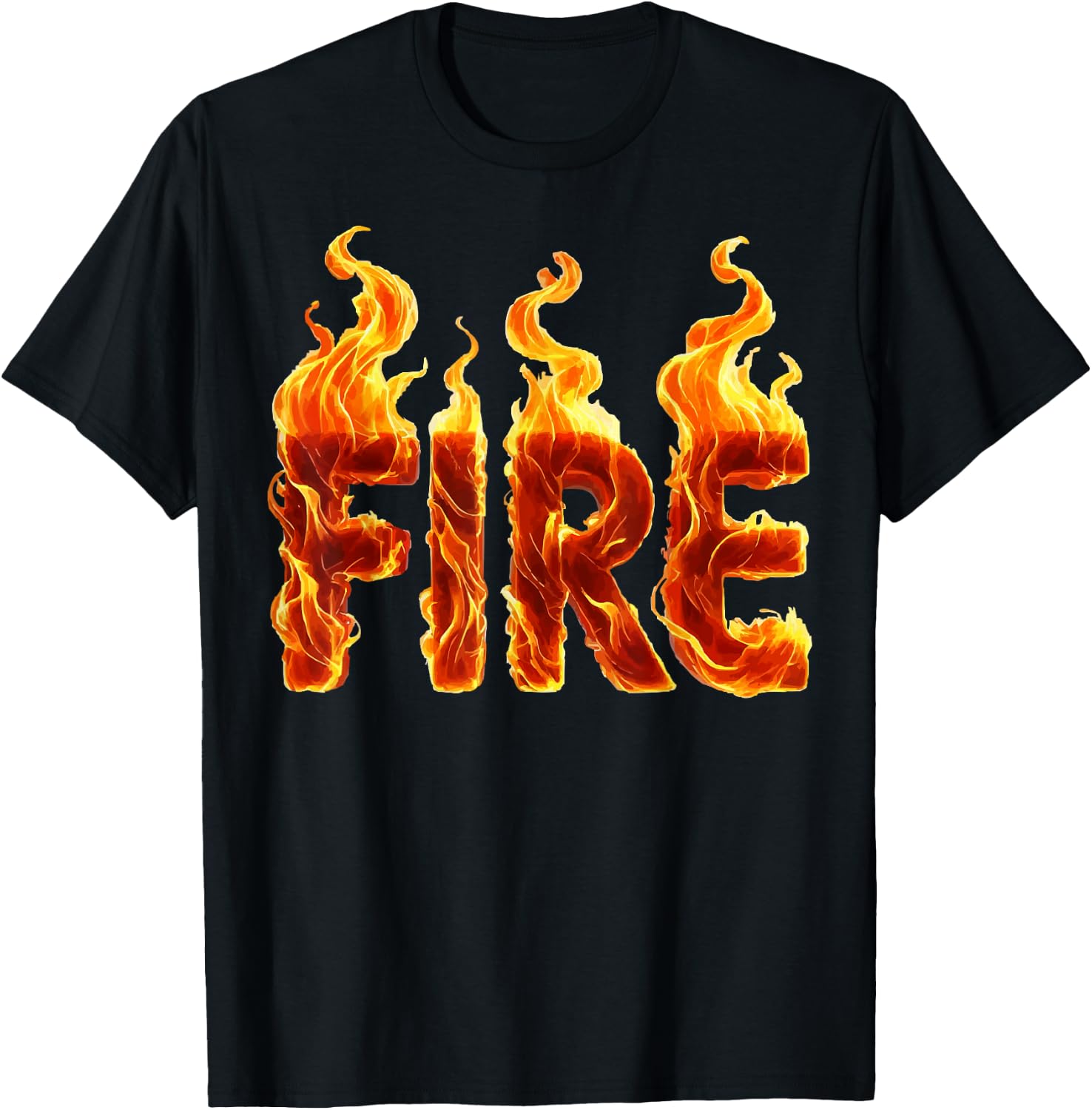 Couple Matching FIRE and ICE Halloween Party Lazy Costume T-Shirt - T-Shirt | Black