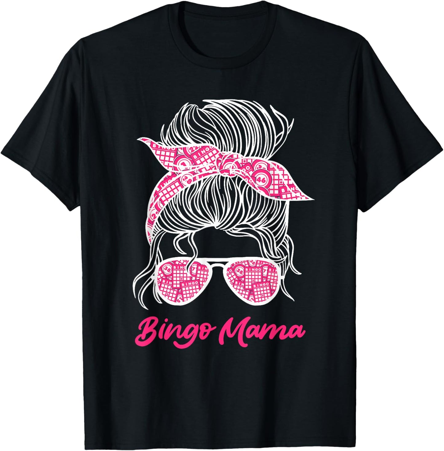 BINGO MOM Bingo Player Mom Bingo Birthday Bingo T-Shirt - T-Shirt | Black