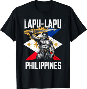 Love Gifts Lapu-Lapu Philippines -Adults Black T-Shirt - T-Shirt | Black