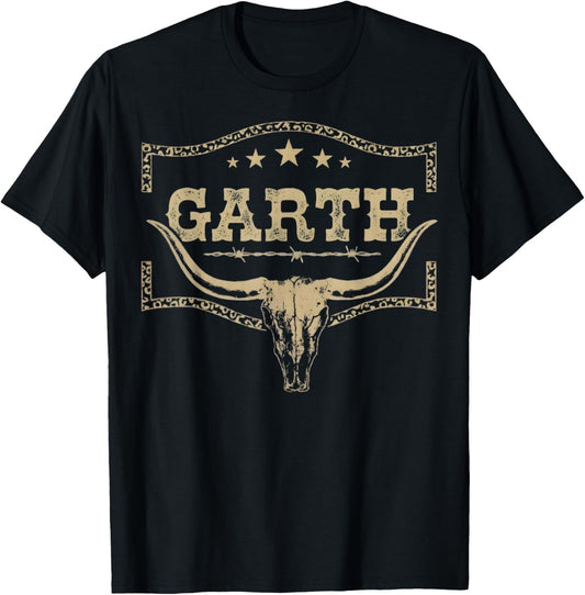 Vintage Garth Name Classic Gifts Women T-Shirt - T-Shirt | Black