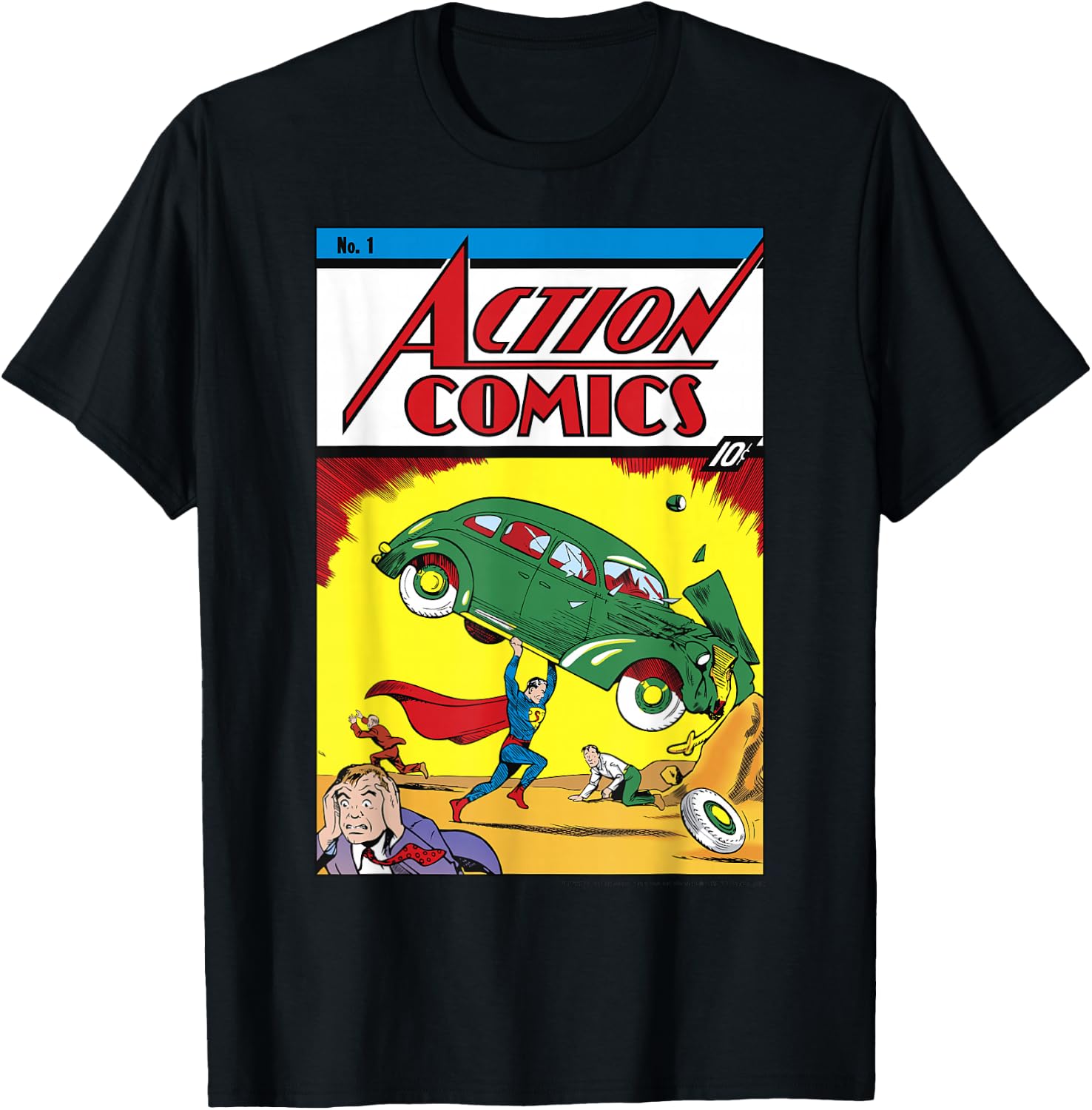 DC Comics Superman No.1 Comic Cover T-Shirt - T-Shirt | Black