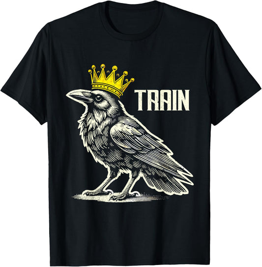 Trains Vintage Art Musician Awesome Outfits Animal Lovers T-Shirt - T-Shirt | Black