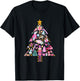 Funny Nutcracker Ballet Sugar Plum Fairy Girl Christmas Tree T-Shirt - T-Shirt | Black