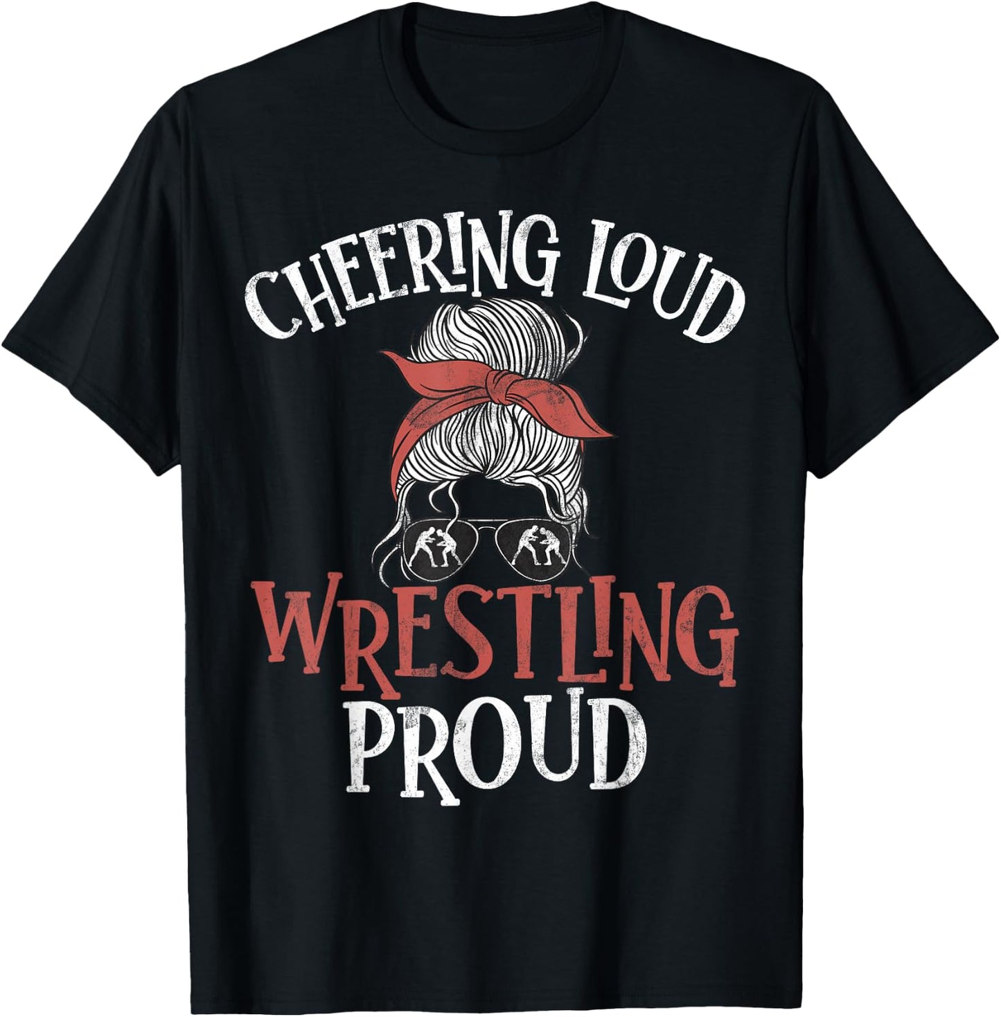 Wrestling Mom Wrestling Moms T-Shirt - T-Shirt | Black