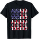 American Flag Soccer Ball Soccer Player Men Women Kids T-Shirt - T-Shirt | Black