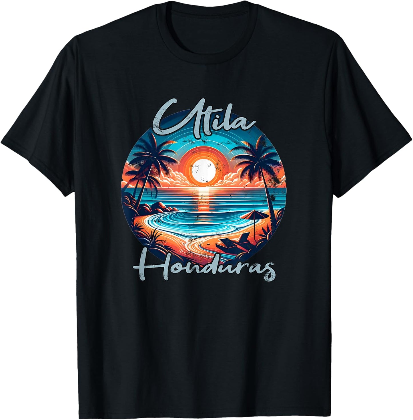 Utila Honduras T-Shirt - T-Shirt | Black