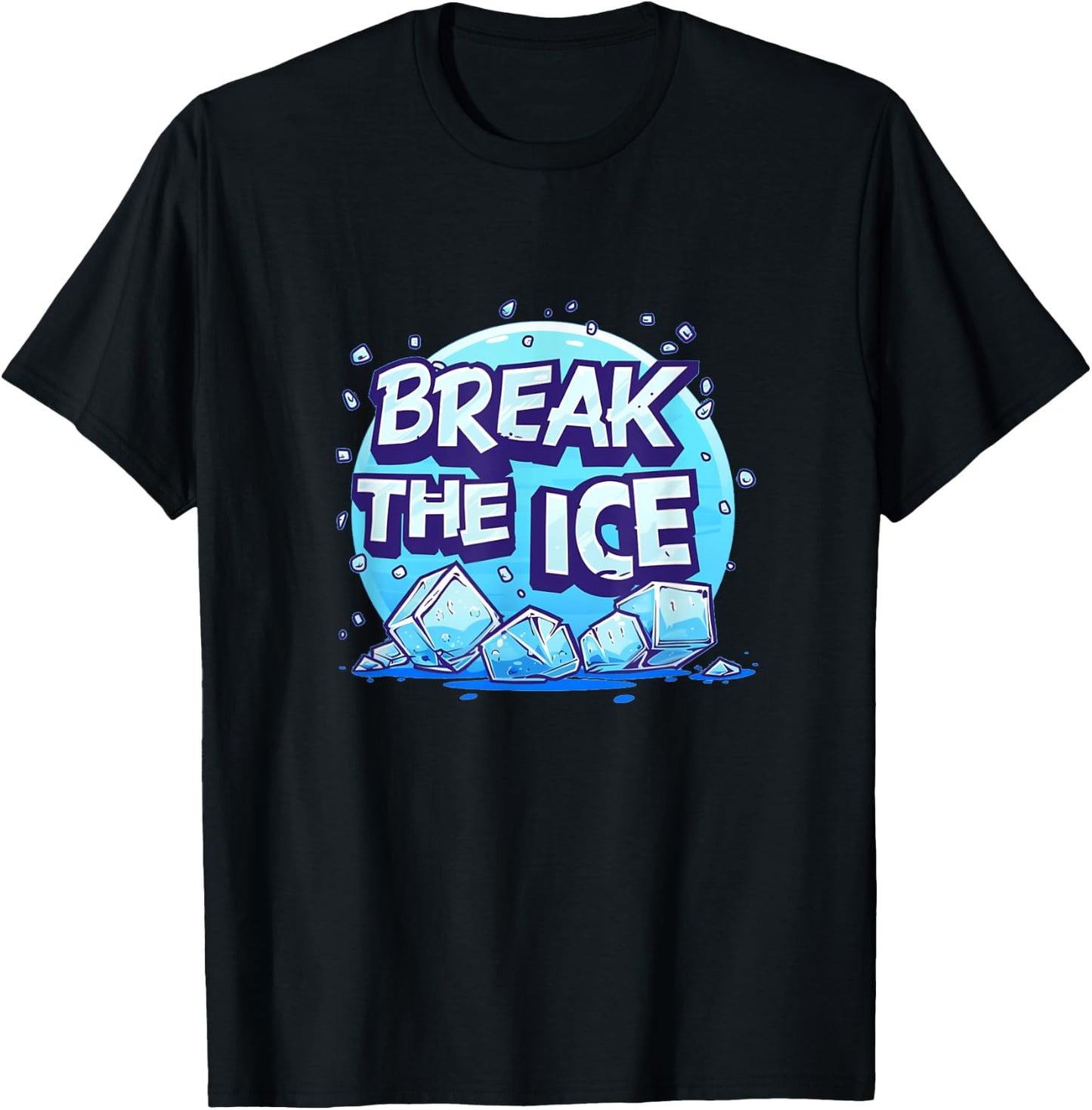 Cool break the Ice Idiom Costume for Boys and Girls T-Shirt - T-Shirt | Black