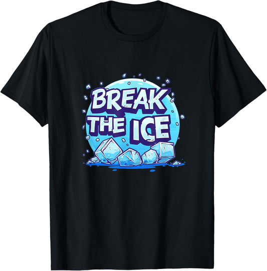 Cool break the Ice Idiom Costume for Boys and Girls T-Shirt - T-Shirt | Black