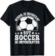 School Is Important But Soccer Is Importanter Soccer Boys T-Shirt - T-Shirt | Black