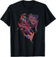 Marvel Spider-Man Across The Spider-Verse Part 1 Comic Style T-Shirt - T-Shirt | Black