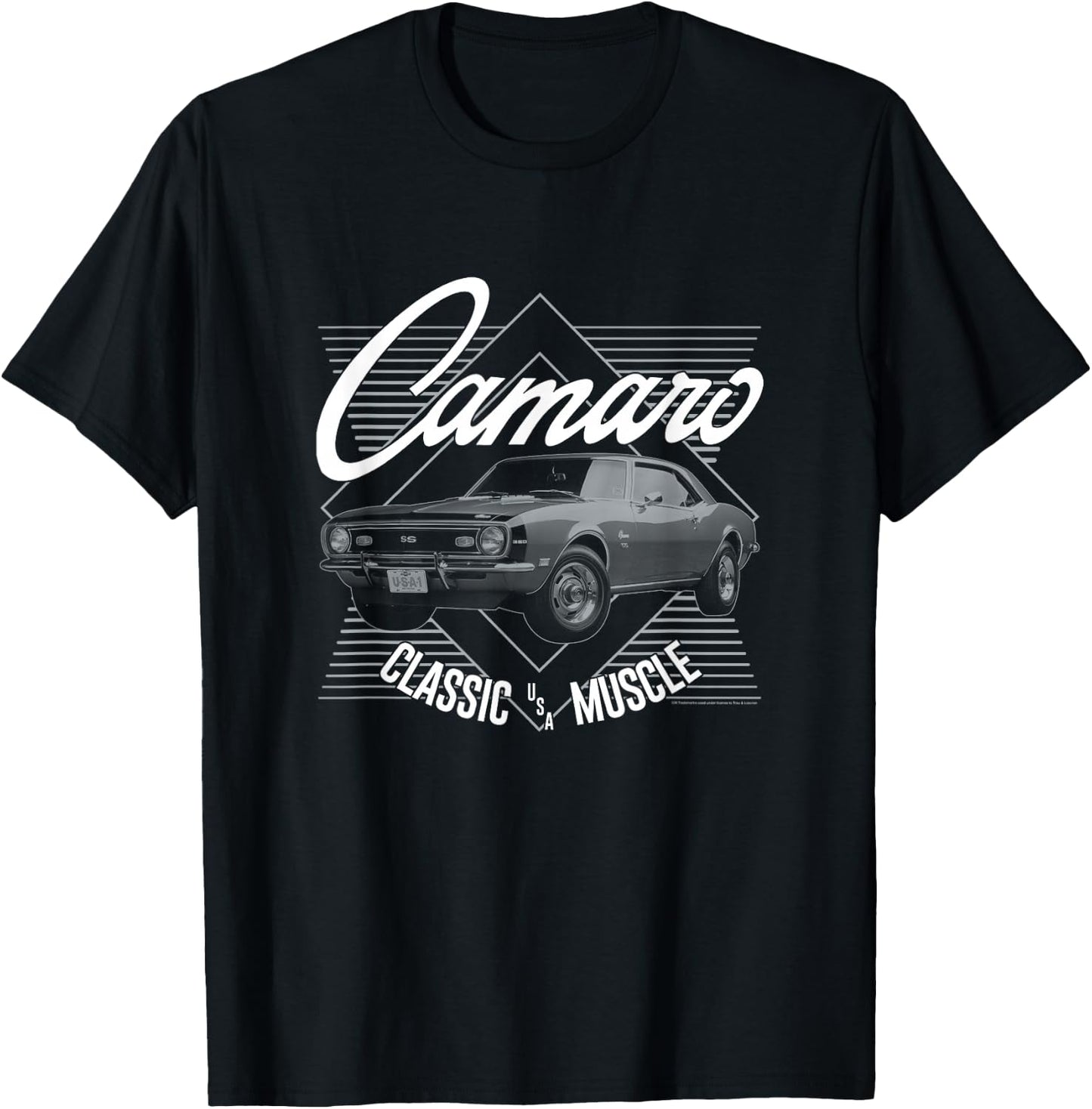 Chevrolet Camaro Classic Muscle USA | #33257 T-Shirt - T-Shirt | Black