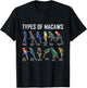 Types of Macaws Shirt Macaw Shirt Blue Yellow Hybrid Macaw T-Shirt - T-Shirt | Black