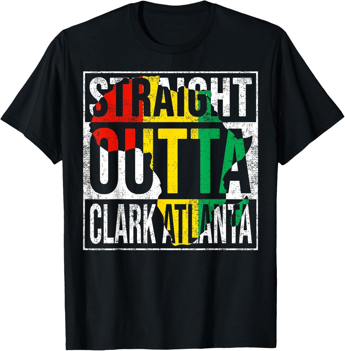 Retro Atlanta GA State Vintage Clark 155th Birthday T-Shirt - T-Shirt | Black