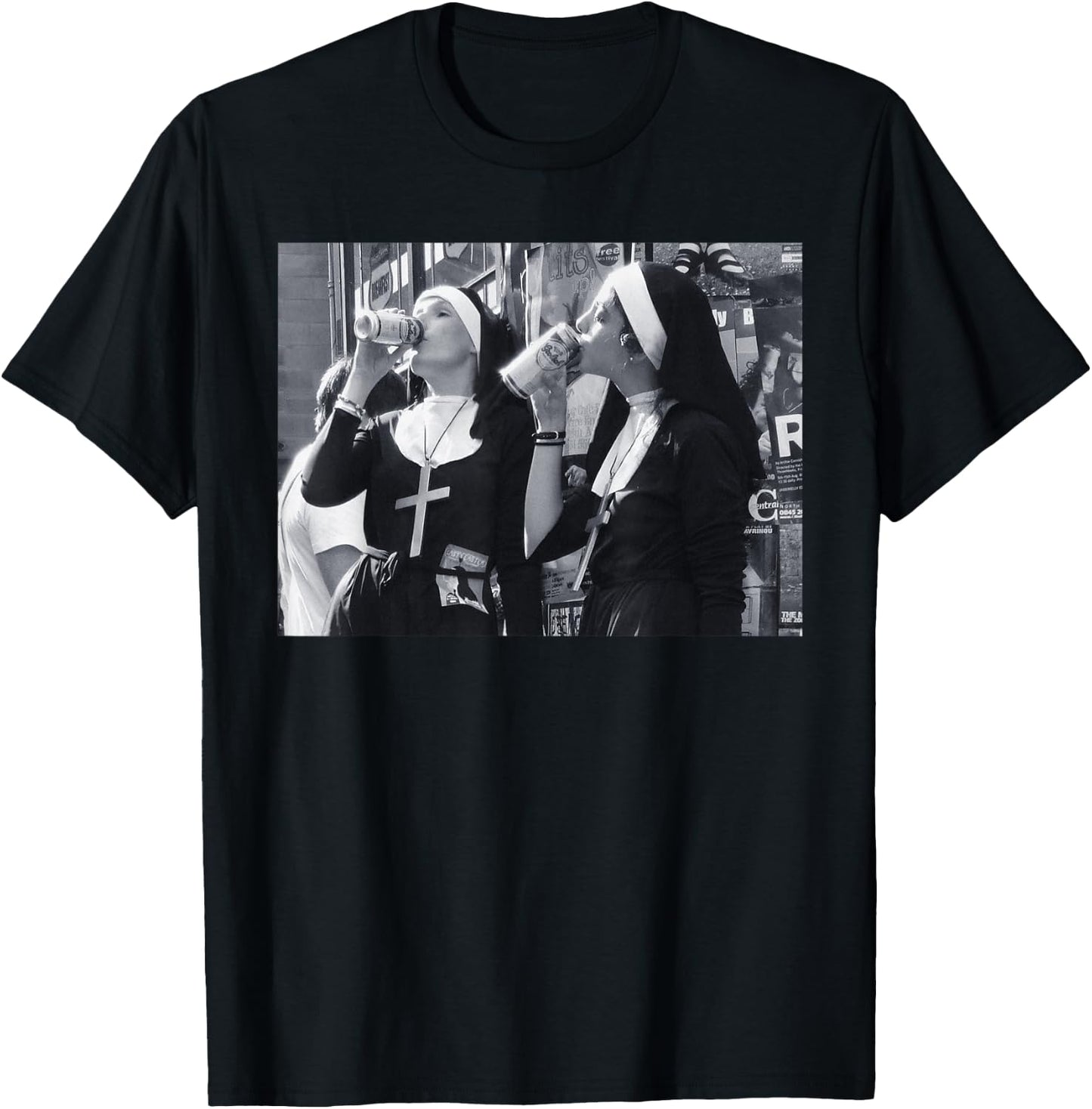 Clean Version I Soldering Digga Soldering I Nuns Drinking Beer Fun T-Shirt - T-Shirt | Black