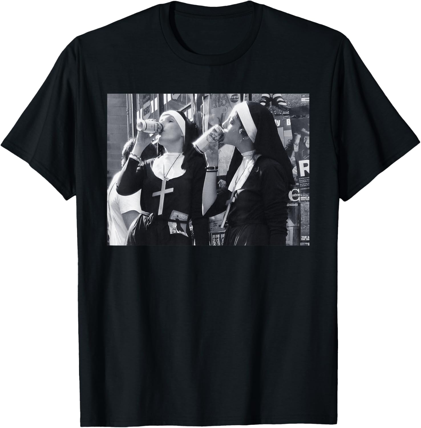 Clean Version I Soldering Digga Soldering I Nuns Drinking Beer Fun T-Shirt - T-Shirt | Black