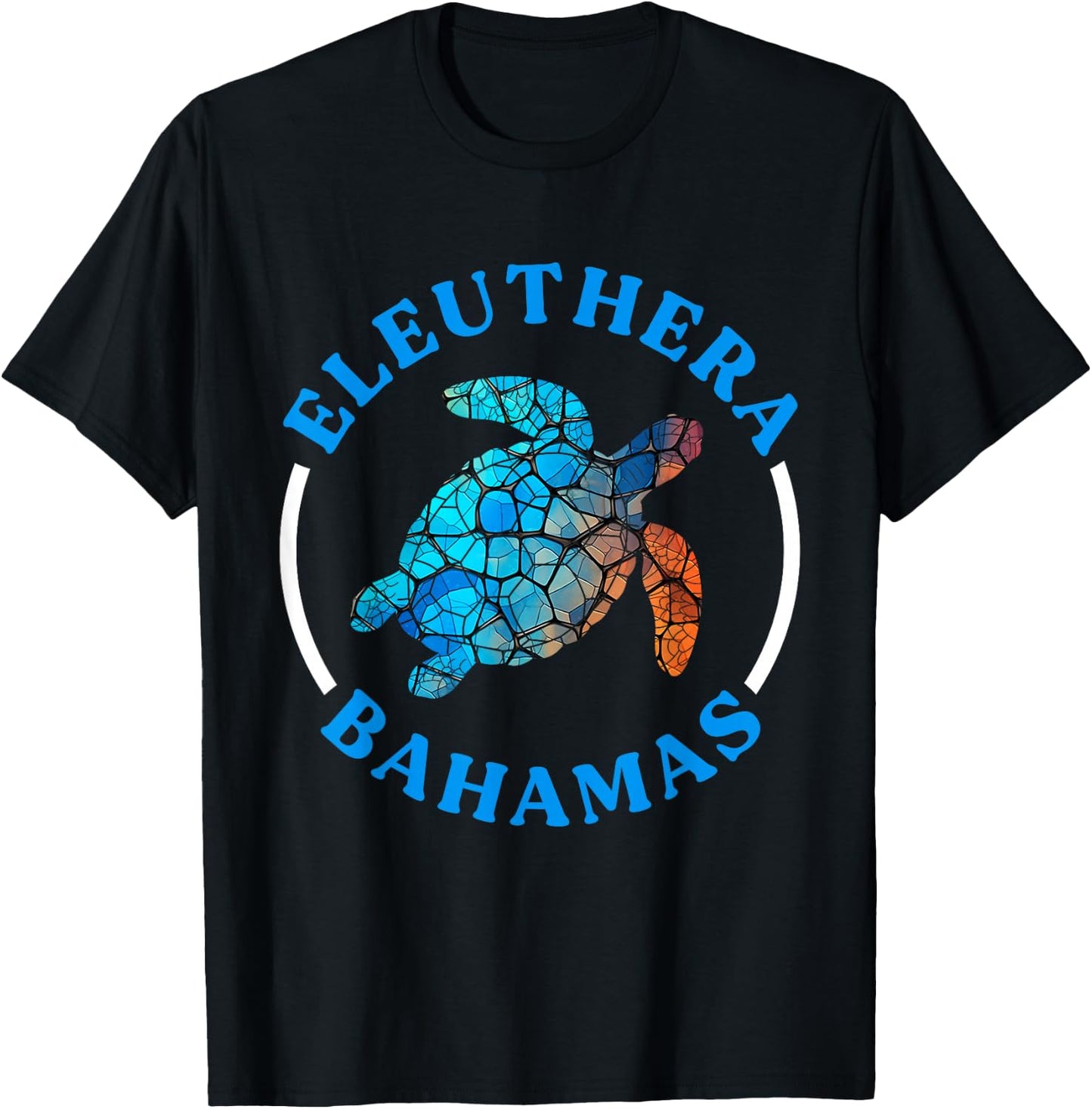 Eleuthera Bahamas Vacation Sea Turtle Souvenir T-Shirt - T-Shirt | Black