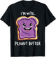 Matching Couple Halloween Peanut Butter The With I'm Jelly T-Shirt - T-Shirt | Black