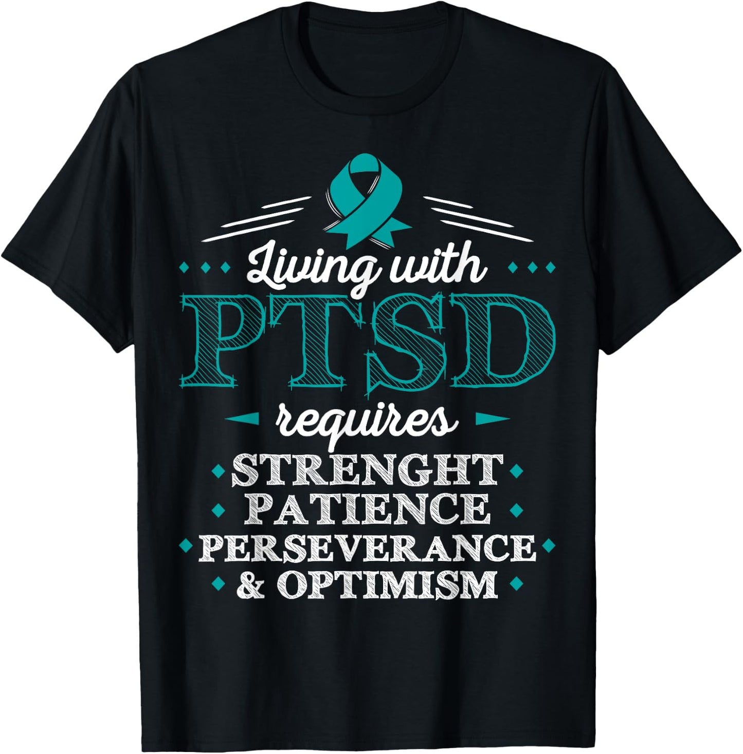 Posttraumatic Stress Disorder T Shirt PTSD T-Shirt - T-Shirt | Black