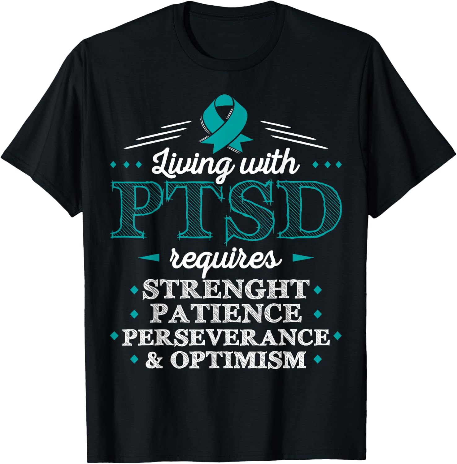 Posttraumatic Stress Disorder T Shirt PTSD T-Shirt - T-Shirt | Black