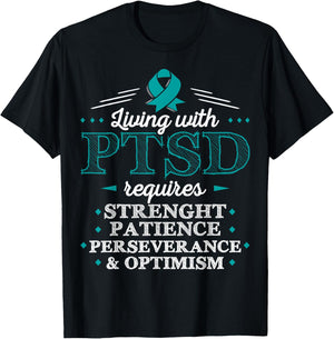 Posttraumatic Stress Disorder T Shirt PTSD T-Shirt - T-Shirt | Black