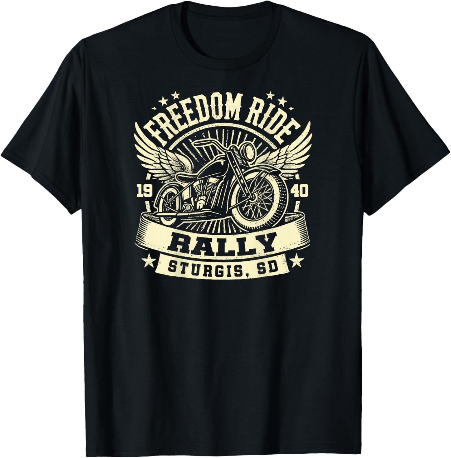 2024 Sturgis Motorcycle Rally 84th Anniversary T-Shirt - T-Shirt | Black