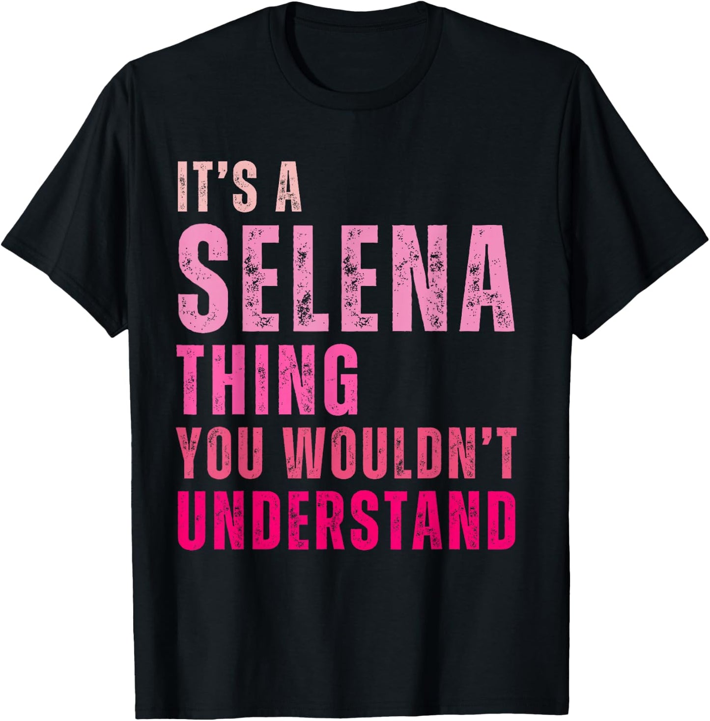 It's A Selena Thing You Wouldn't Understand Selena Vintage T-Shirt - T-Shirt | Black