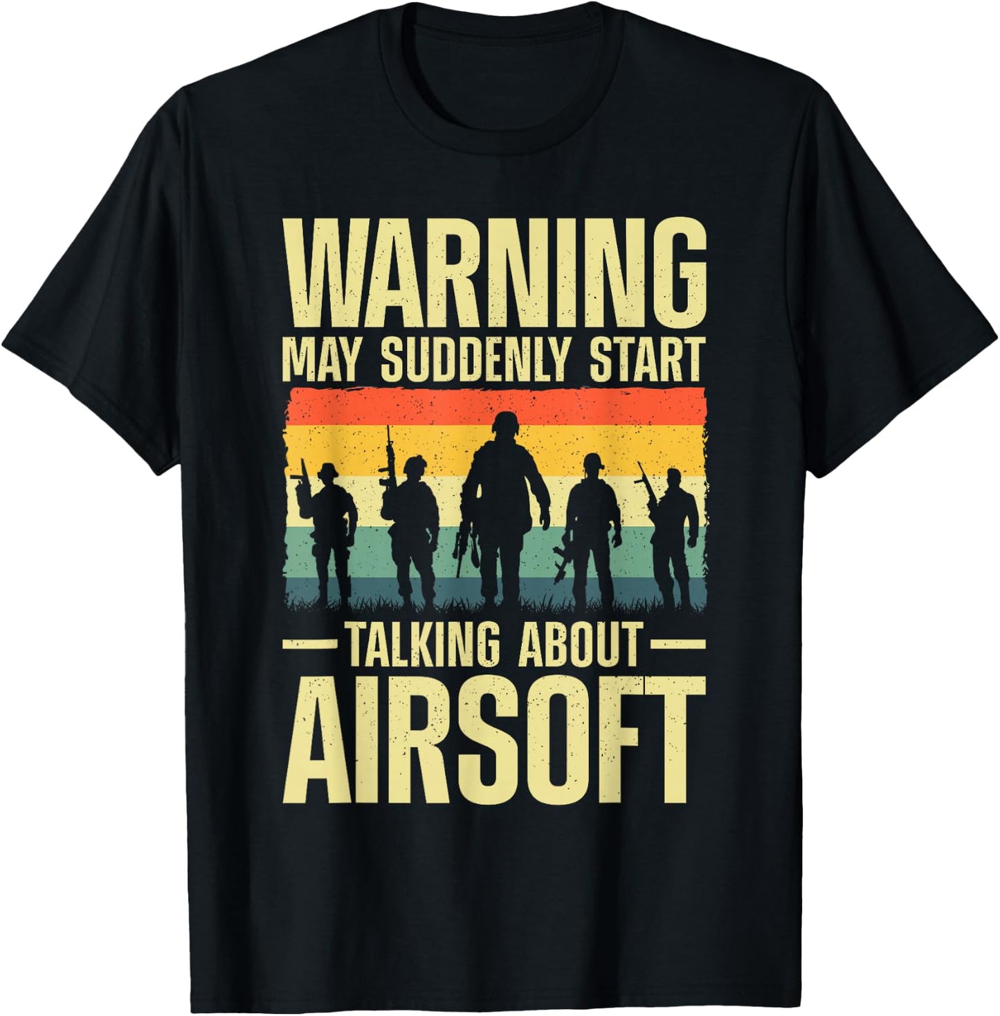 Funny Airsoft Art Women Tactical Airsoft Gun Airsoft T-Shirt - T-Shirt | Black