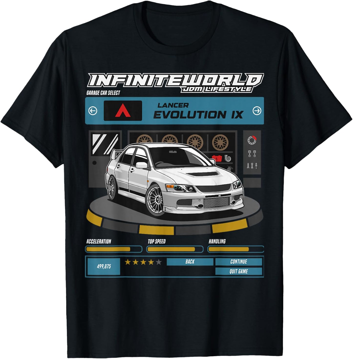 Evo9 IX T-Shirt - T-Shirt | Black