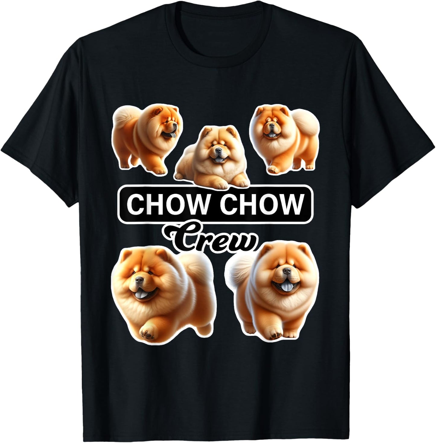 Chow Chow Crew T-Shirt - T-Shirt | Black