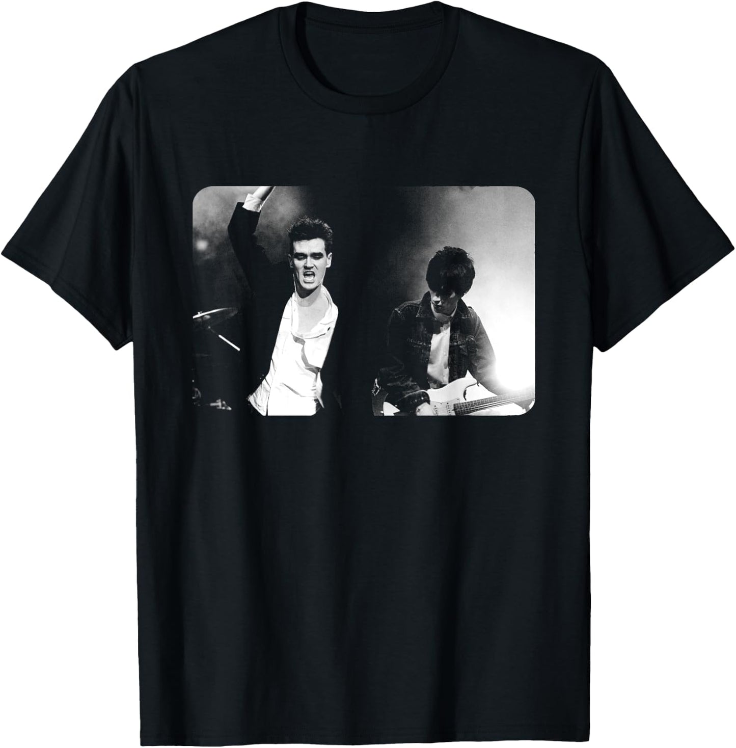 Morrissey with Johnny MARR The Smiths by Stephen Wright T-Shirt - T-Shirt | Black