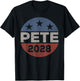 Retro Pete 2028, Pete Buttigieg For President 2028 T-Shirt - T-Shirt | Black