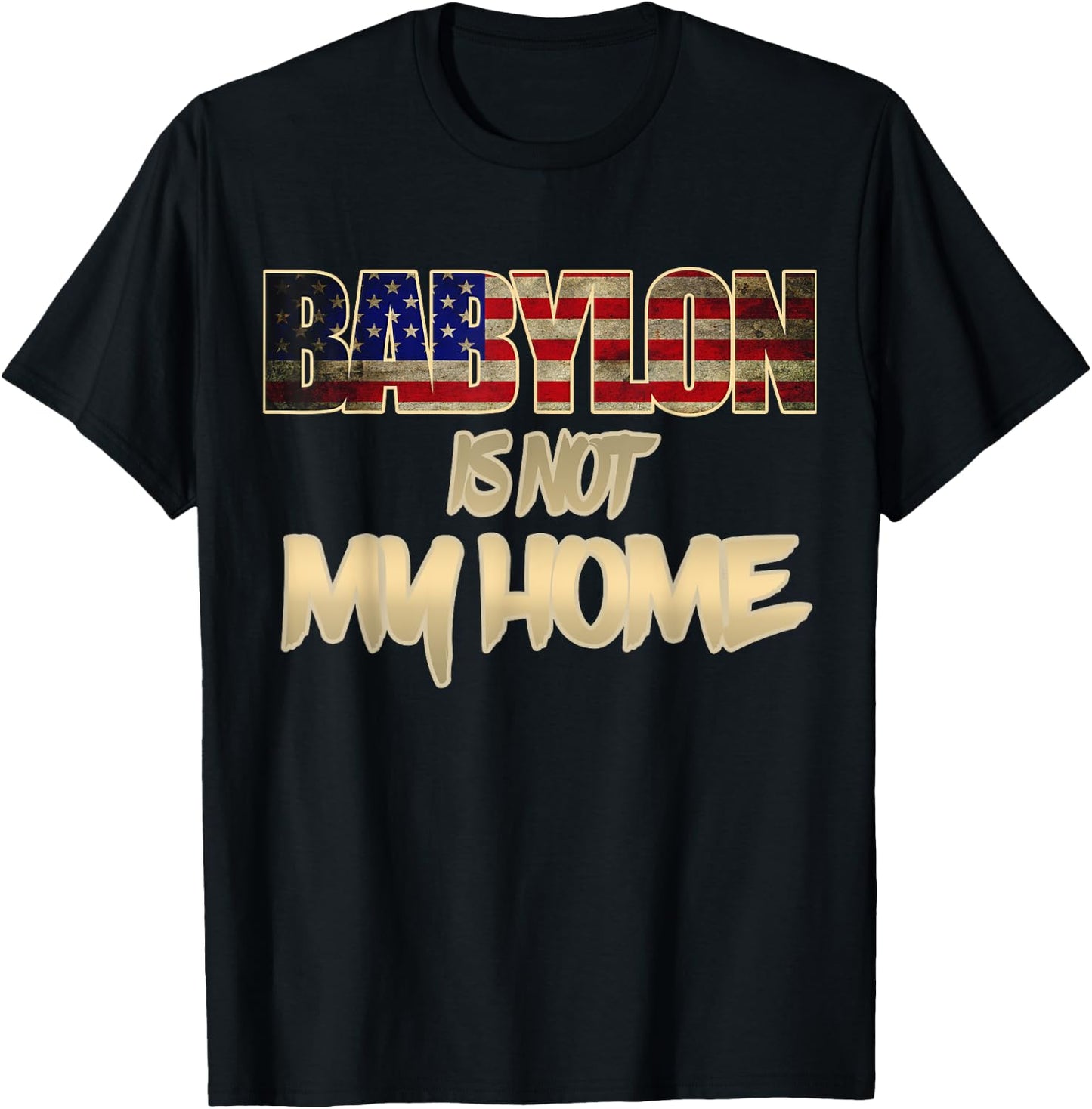 Hebrew Israelite Tribe Judah Babylon is Not my Home Torah T-Shirt - T-Shirt | Black
