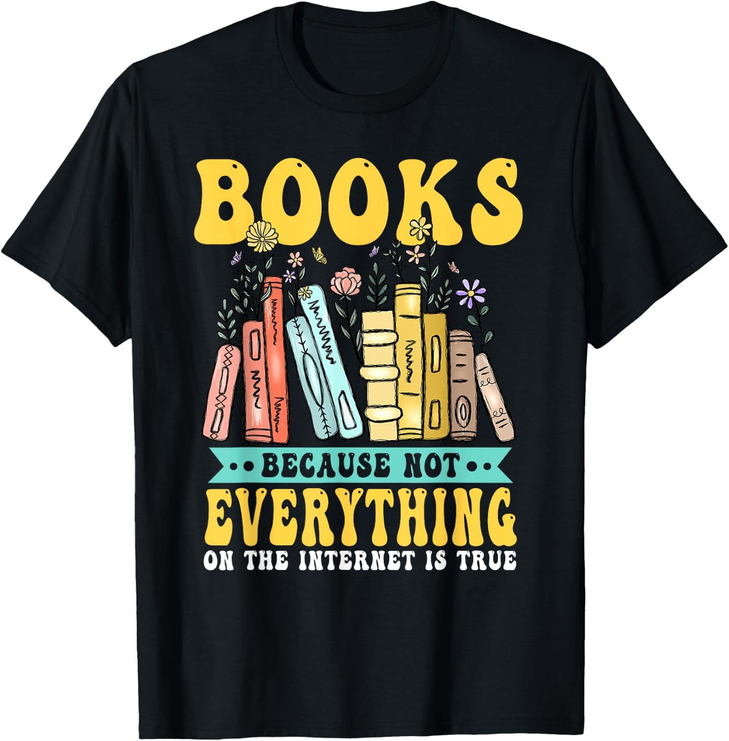 Bookshelf Library Bookworm Librarian Book Reading T-Shirt - T-Shirt | Black