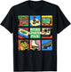 Retro Starter Pack 80s 90s Vintage Nostalgia Cassette Tape T-Shirt - T-Shirt | Black