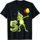 Funny Dab Frog Fifth 5th Birthday Five 5 Years Old Bday Kids T-Shirt - T-Shirt | Black