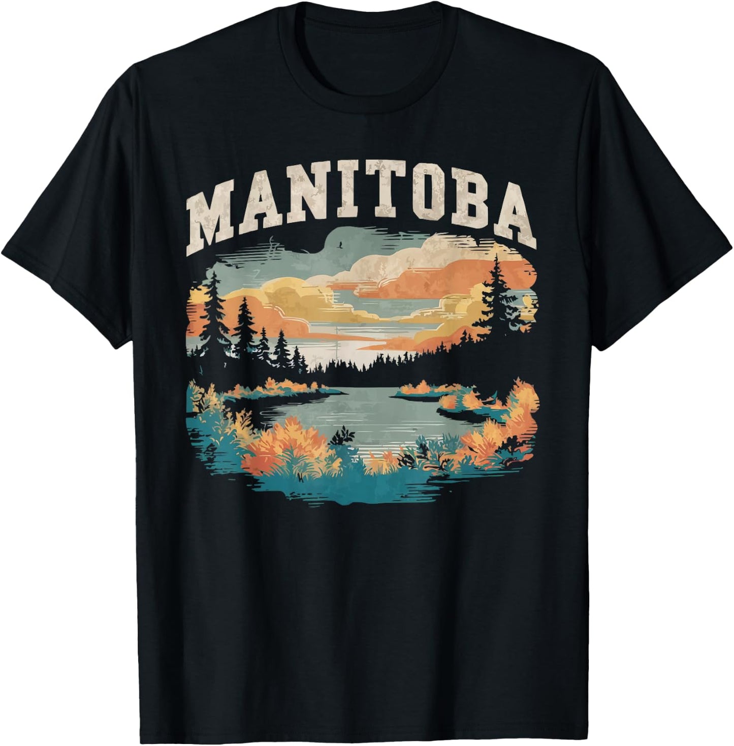 Winnipeg Manitoba Canadian Travel Vacation I Love Canada T-Shirt - T-Shirt | Black
