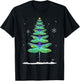 Funny Dragonfly Christmas Tree T-Shirt - T-Shirt | Black