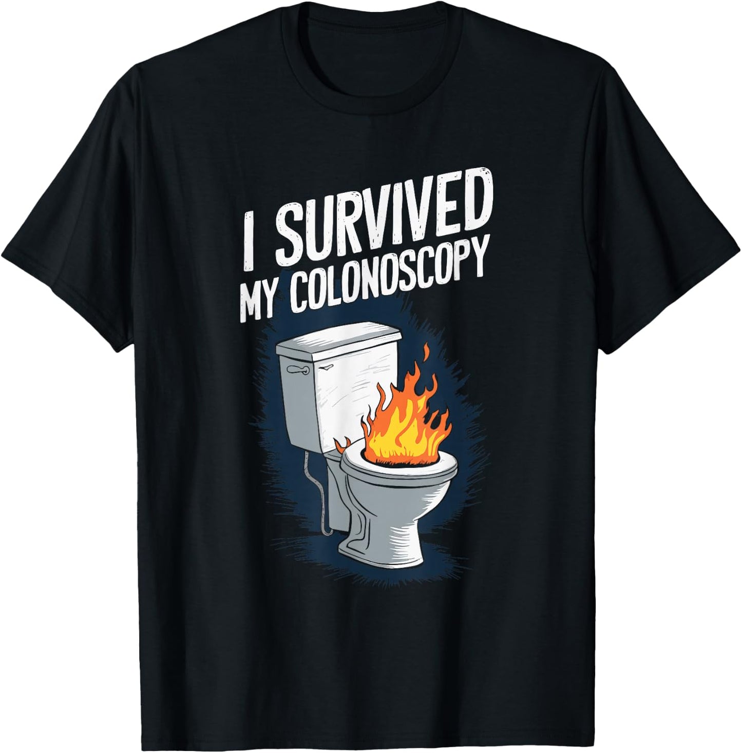 I Survived My Colonoscopy Gastroenterology T-Shirt - T-Shirt | Black