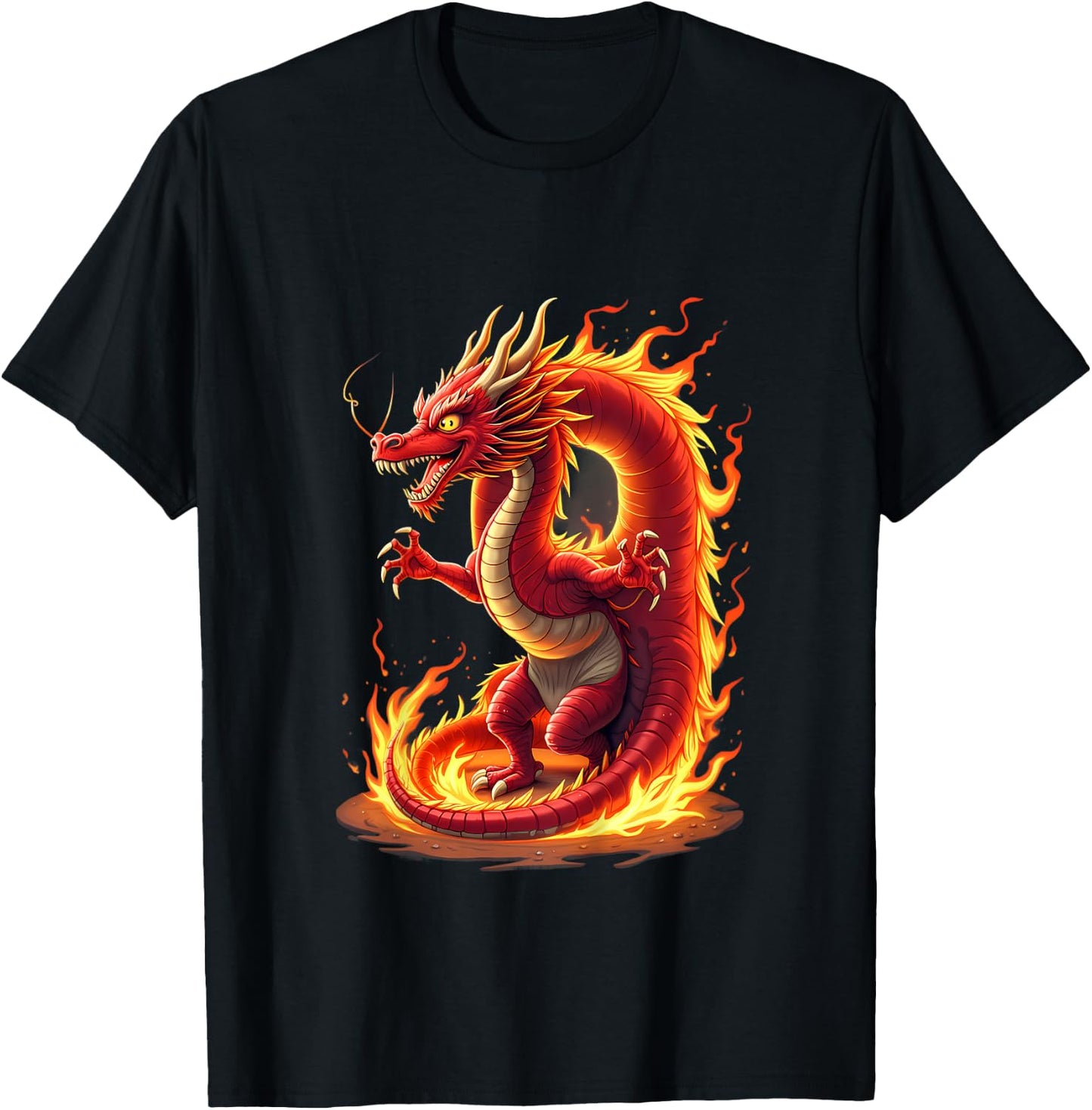 Kids Turning 9 Years Old Birthday, Boy Dragon 9th Bday Girl T-Shirt - T-Shirt | Black