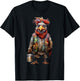 Peach-Bruh Christmas Funny Fashion Punk Retro Chicken T-Shirt - T-Shirt | Black
