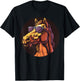 Cool Horse Head with Sunglasses T-Shirt - T-Shirt | Black